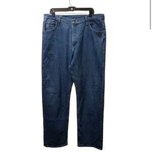 Wrangler Men's Straight Leg Blue Denim Jeans
Size 38x32
